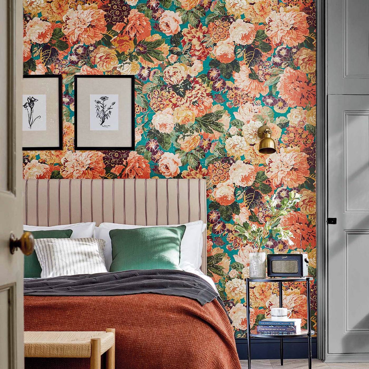 Sanderson - Tapete Very Rose and Peony-Tapeten-Sanderson--Toju Interior
