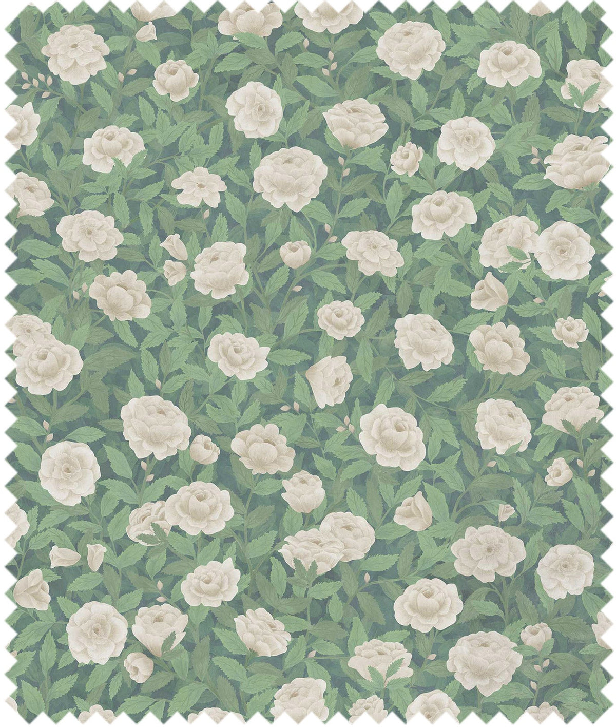 Cole & Son – Stoff Idyll Roses Linen Union – F121/2010 – Eau de Nil