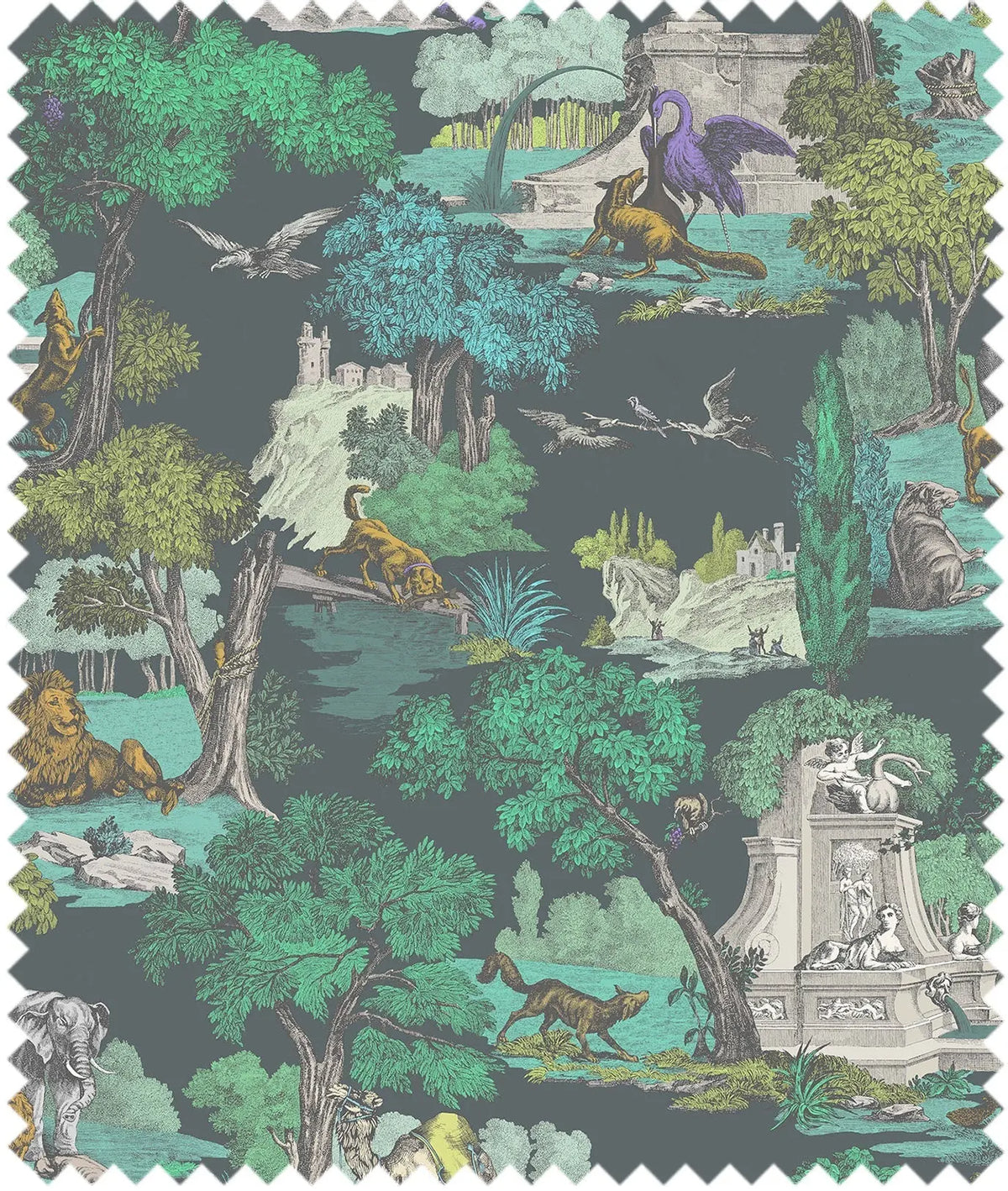 Cole & Son – Stoff Versailles Grand – F111/6022 – Viridian
