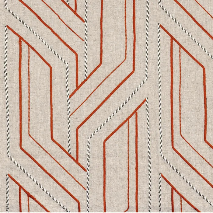 Casamance Inka – Flax / Orange – 32910551
