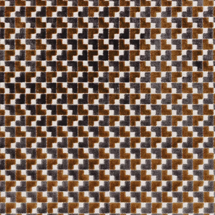 Casamance Baker Street – Anthracite / Camel – 48520212