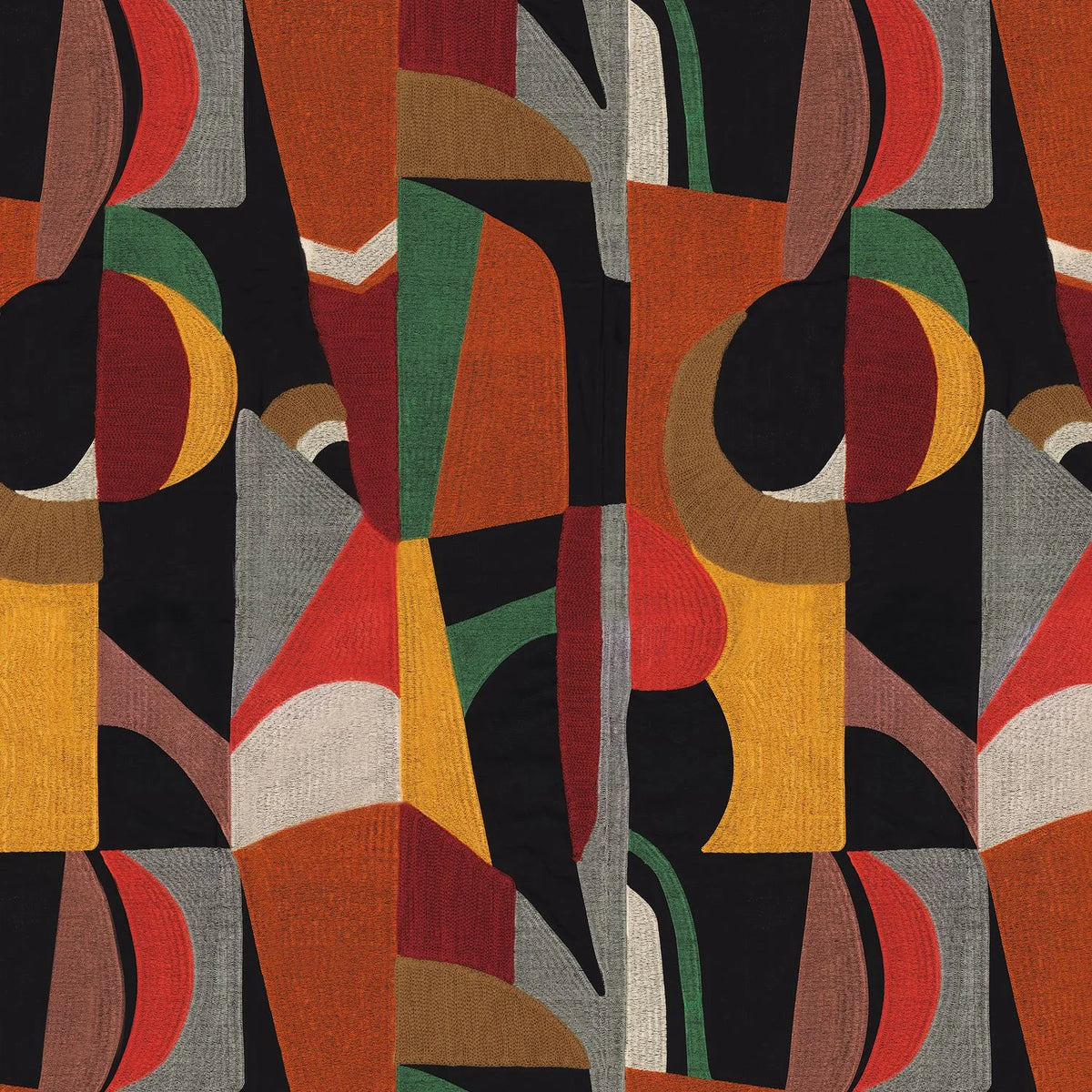 Casamance Fascination – Bordeaux / Tangerine – 50040419