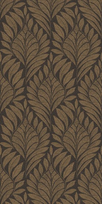 Casamance Tapete Gustav Anthracite/Doré