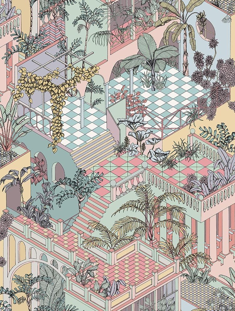 Cole & Son Miami Pastel 112/6023 – Muster