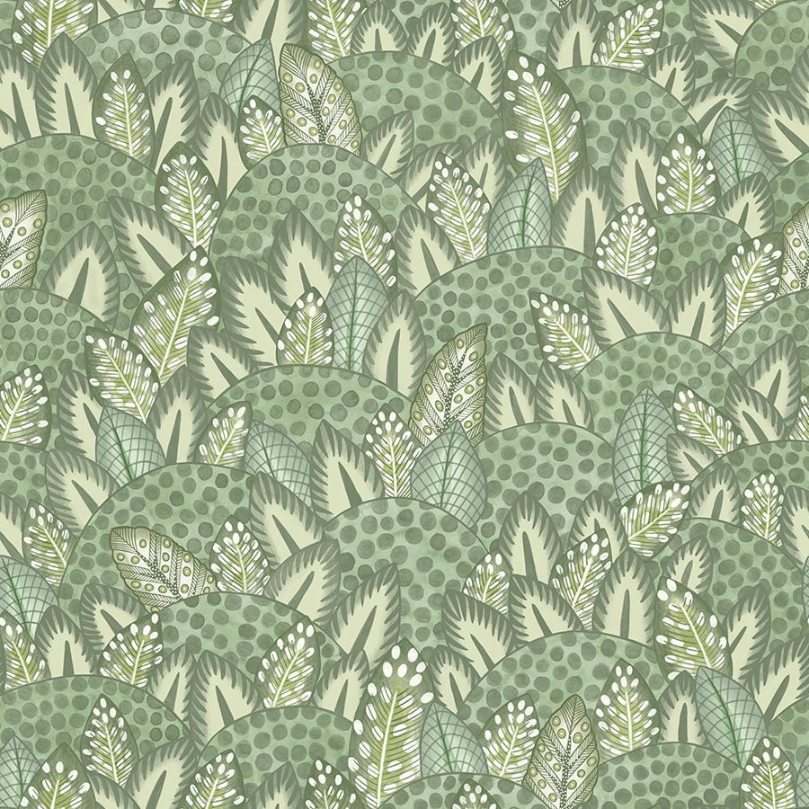 Cole & Son Zulu Terrain Sage & Olive 119/9041 – Muster