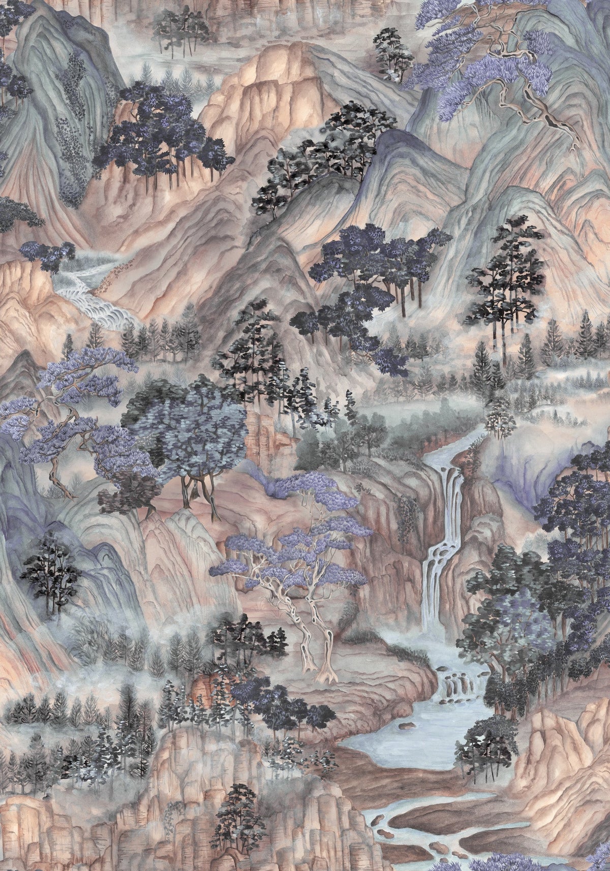 Cole & Son Mountainscape – Misty (126/11041), Musteransicht