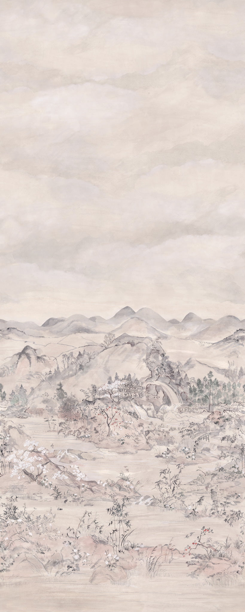 Cole & Son Japanese Chinoiserie – Pink Opal (126/5012), Musteransicht