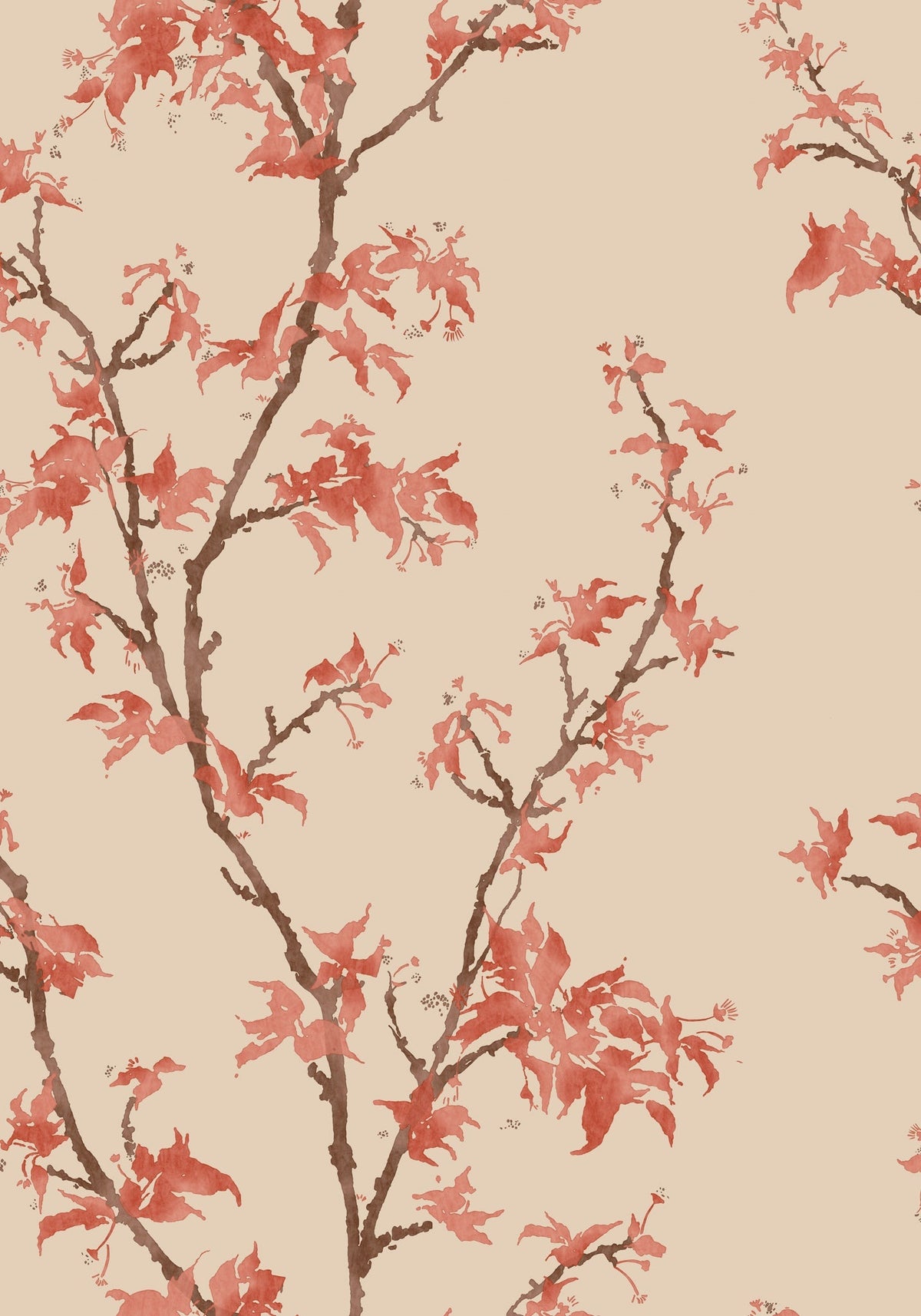 Cole & Son Chinese Branch Ginger 128/3017 – Muster