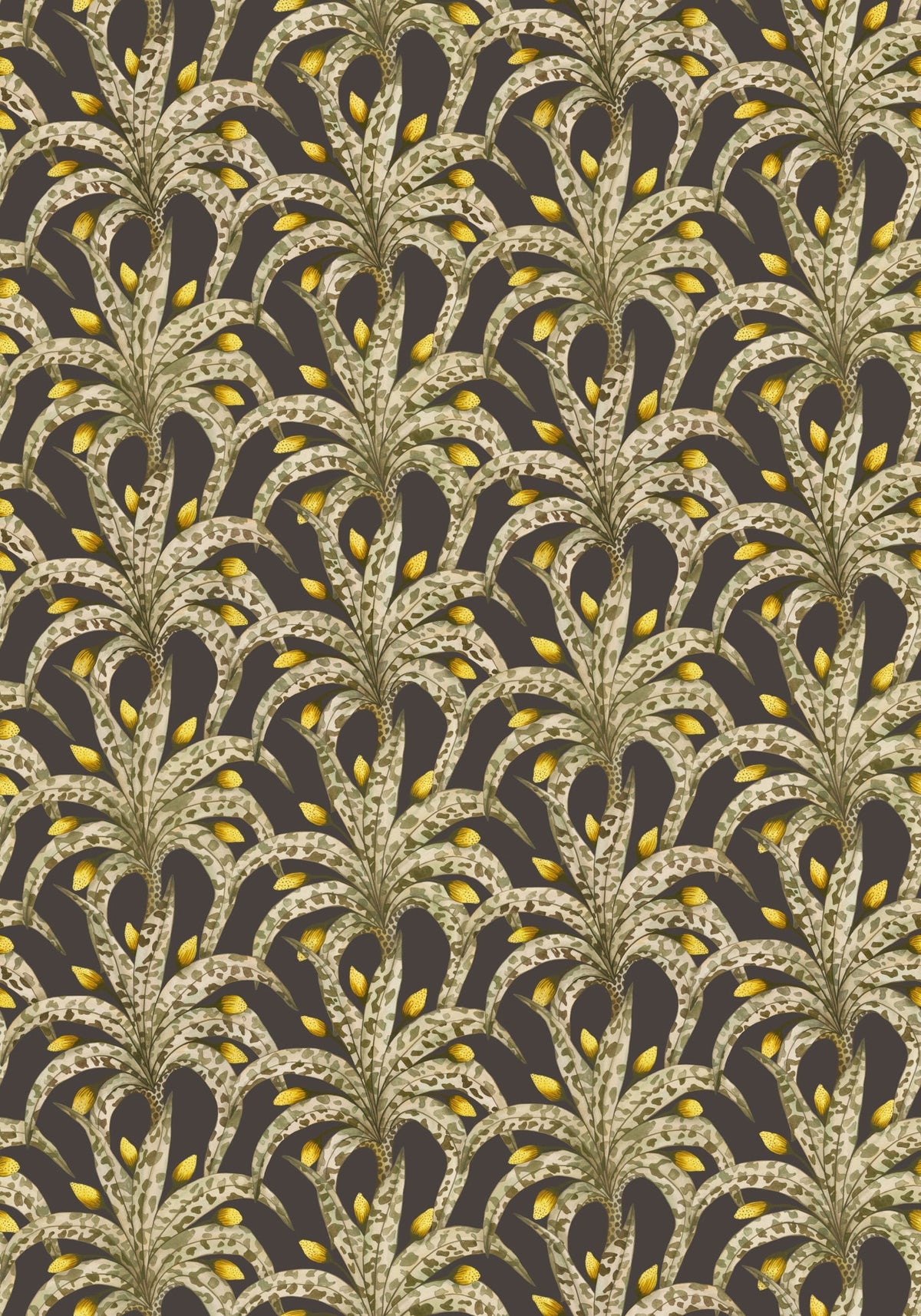 Cole & Son Afrika Damask Onyx & Citrine 129/5019 – Muster