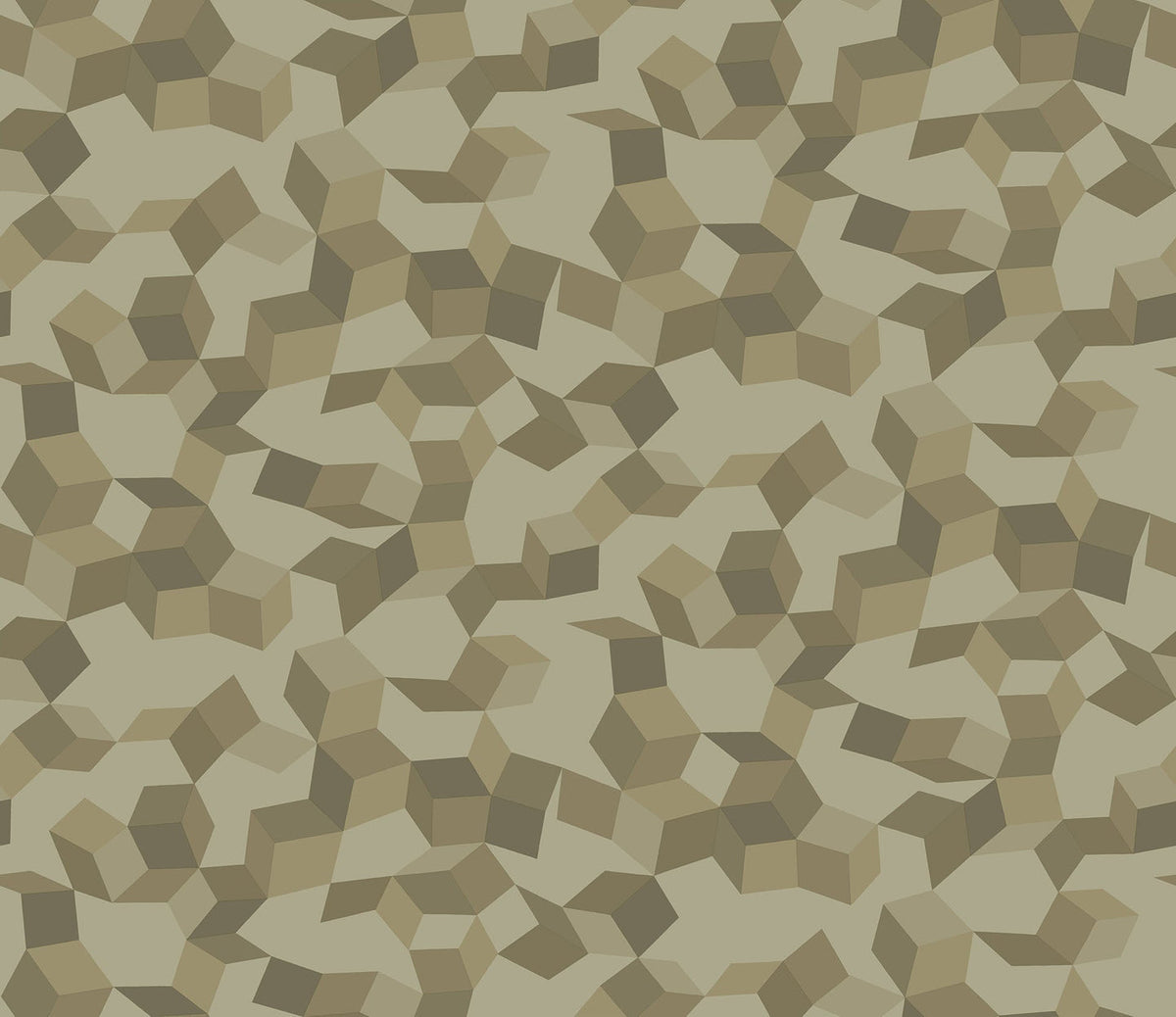 Cole & Son Ingot Tapete Metallic Gilvers on Soft Olive (107/5024)