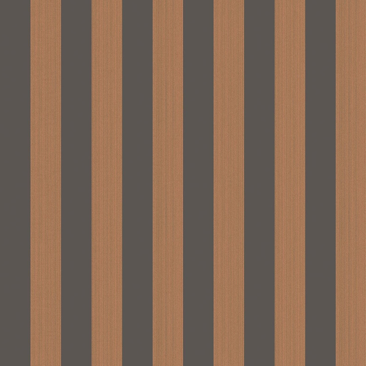 Cole & Son Regatta Stripe Tapete – Spice & Black (110/3017), Musteransicht