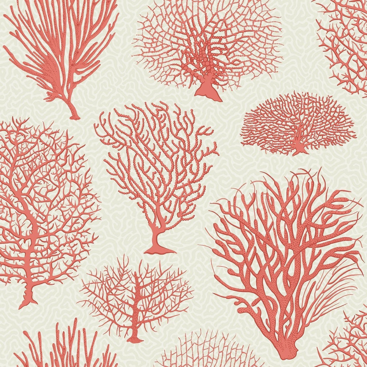 Cole & Son Seafern, Rouge on Parchment, 107/2011