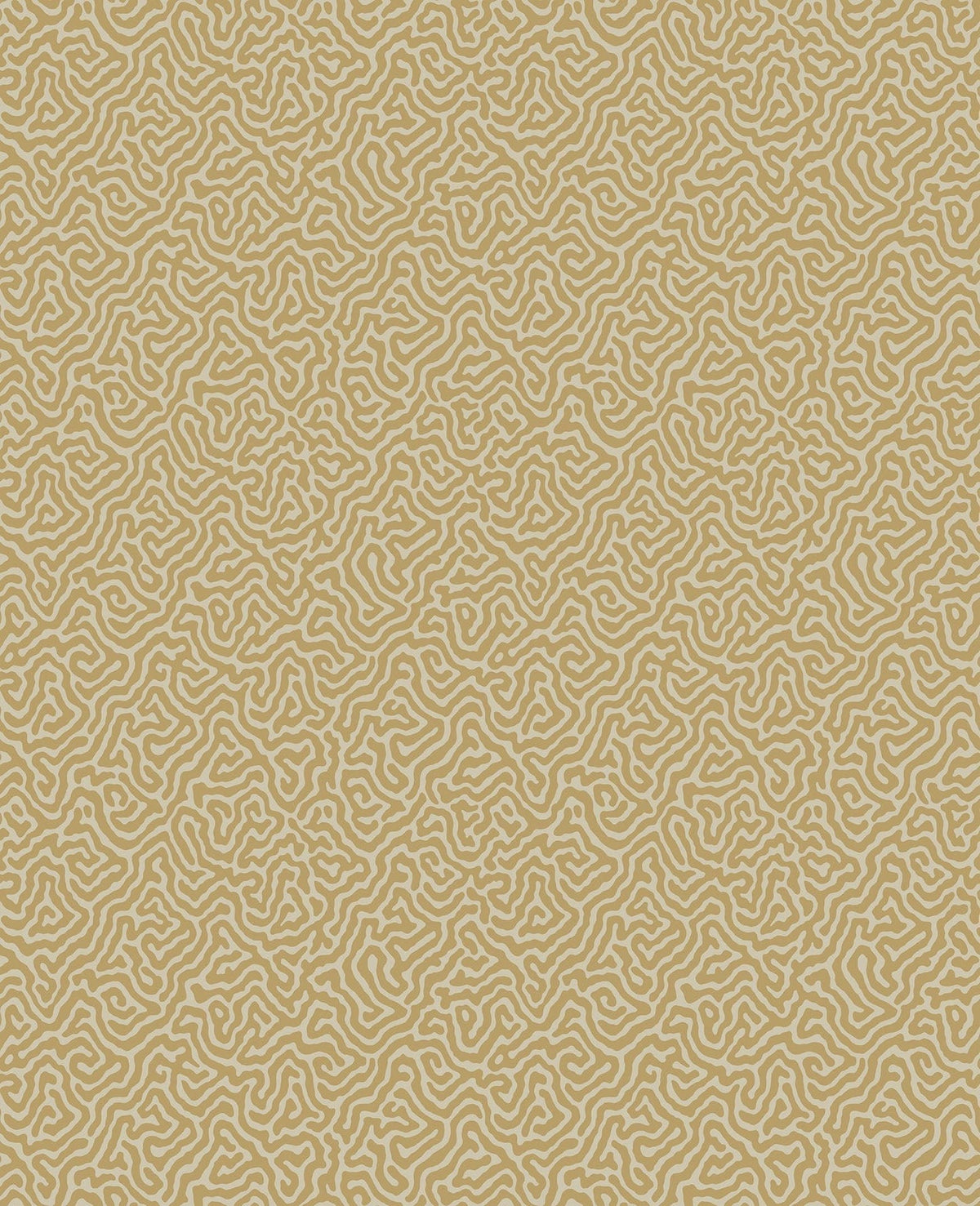 Cole & Son Vermicelli – Metallic Gold on Sand (107/4021)