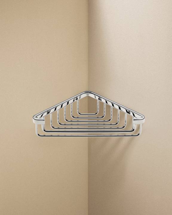 Cosmic Architect Eckseifenschale – Chrom · WJC205A0050001