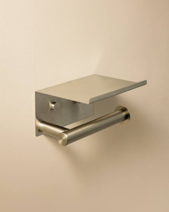 Cosmic Architect S+ Rollenhalter mit Deckel – Edelstahl matt · WJC235A0059003