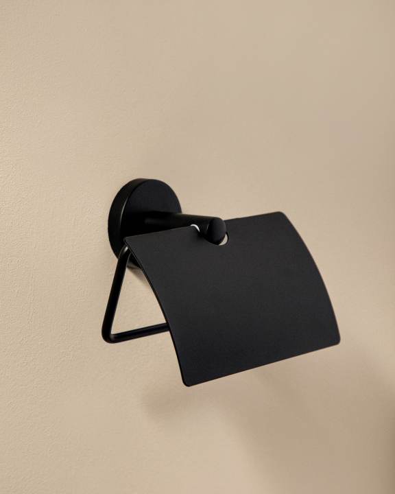 Cosmic Start Rollenhalter mit Deckel – Schwarz matt · WJC419A0059036
