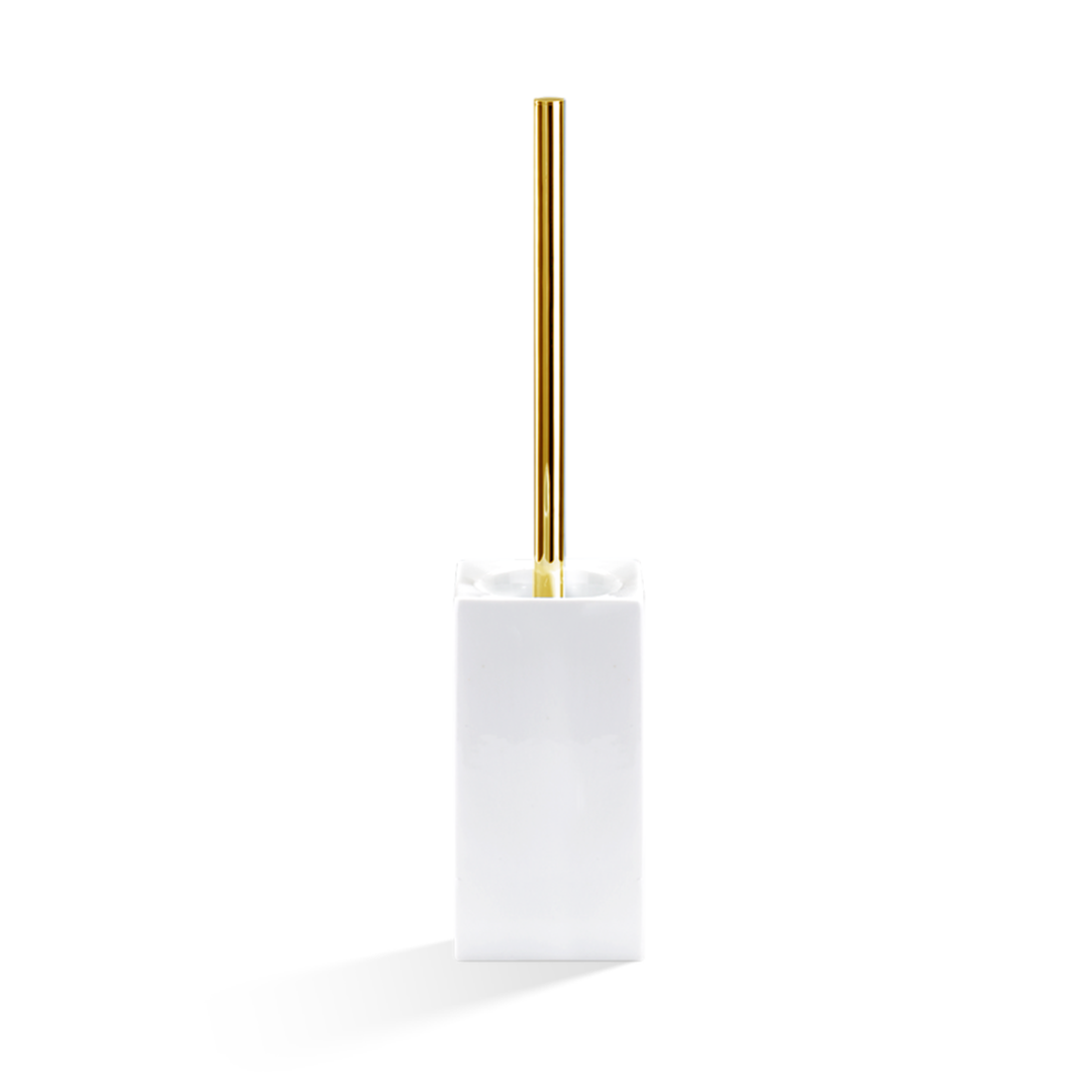 Decor Walther DW 6200 WC Bürstengarnitur – Porzellan Weiß / Gold 24 Karat – Art. 0805252