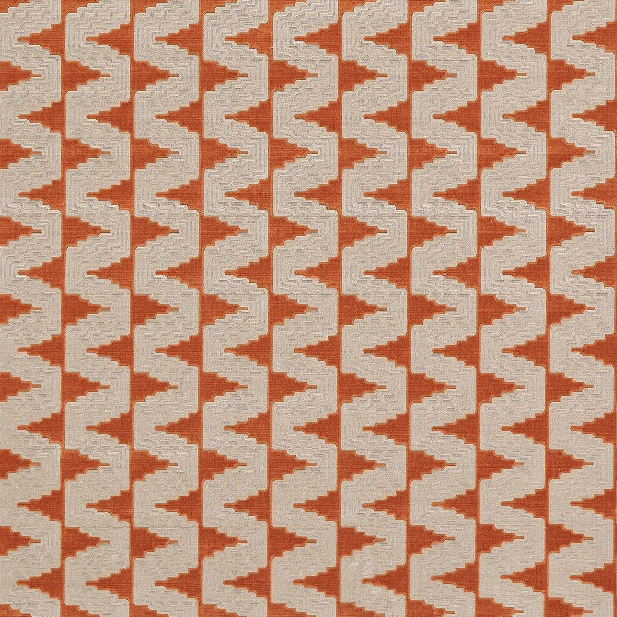 Osborne & Little Cavalli – Stoff – F7996-01 – Marmalade / Ecru