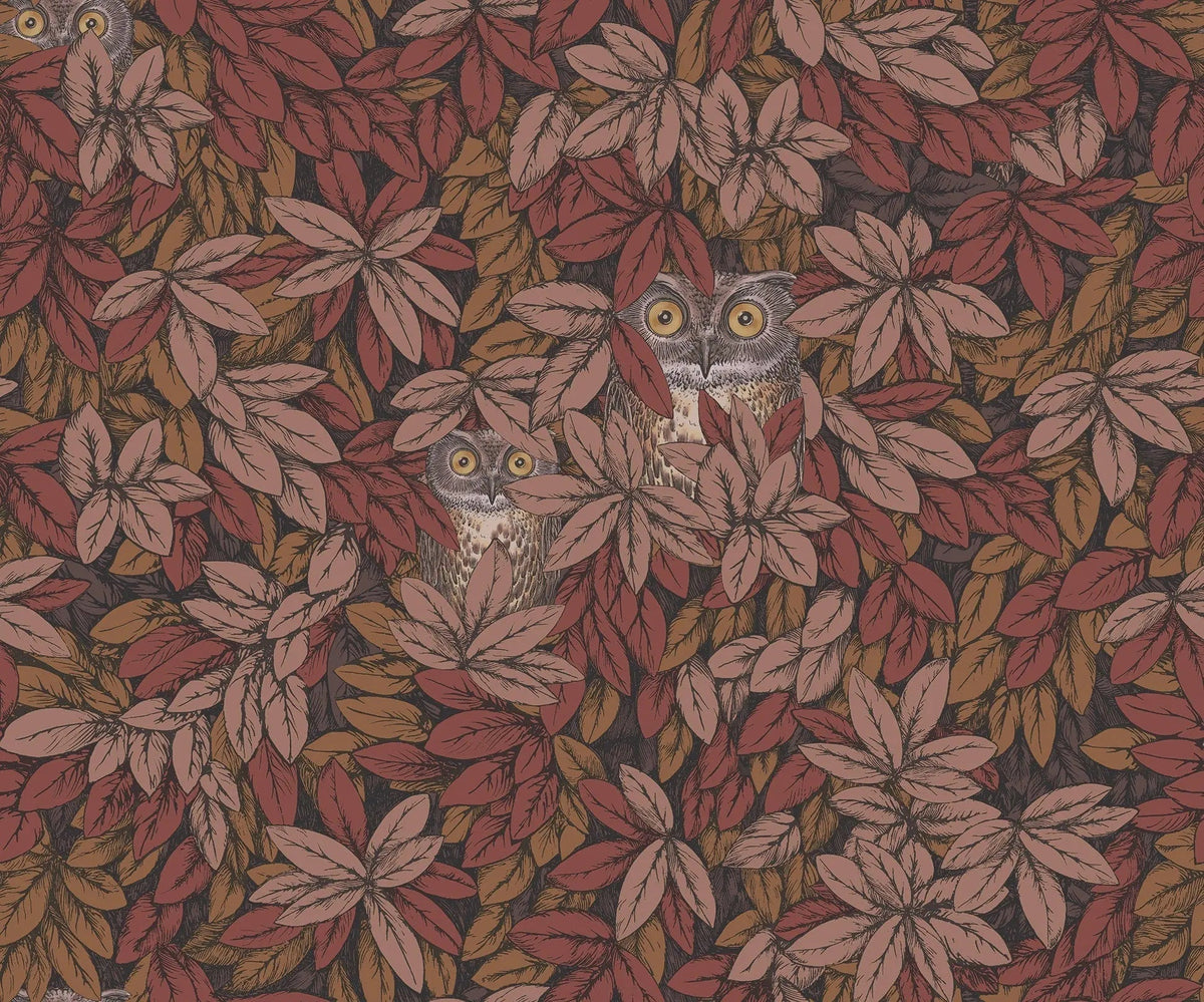 Cole & Son Fornasetti Foglie e Civette Autumnal Leaves – Tapete