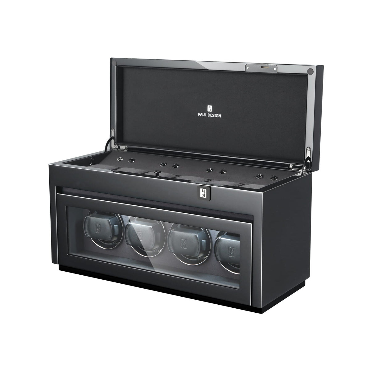 Paul Design Gentlemen 4+6 – Black Highgloss – Detailansicht