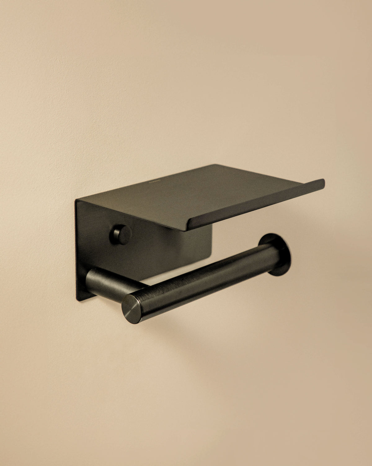 Cosmic Architect S+ Rollenhalter mit Deckel – Schwarz PVD