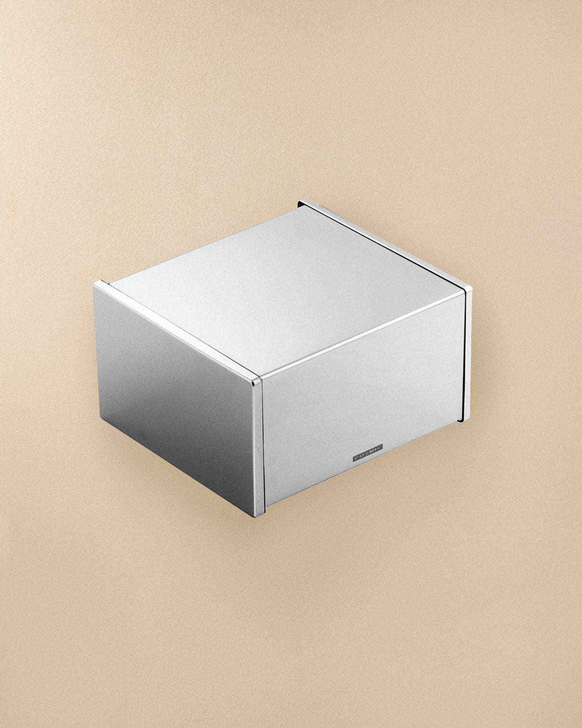 Cosmic Project Rollenhalter mit Deckel – Chrom