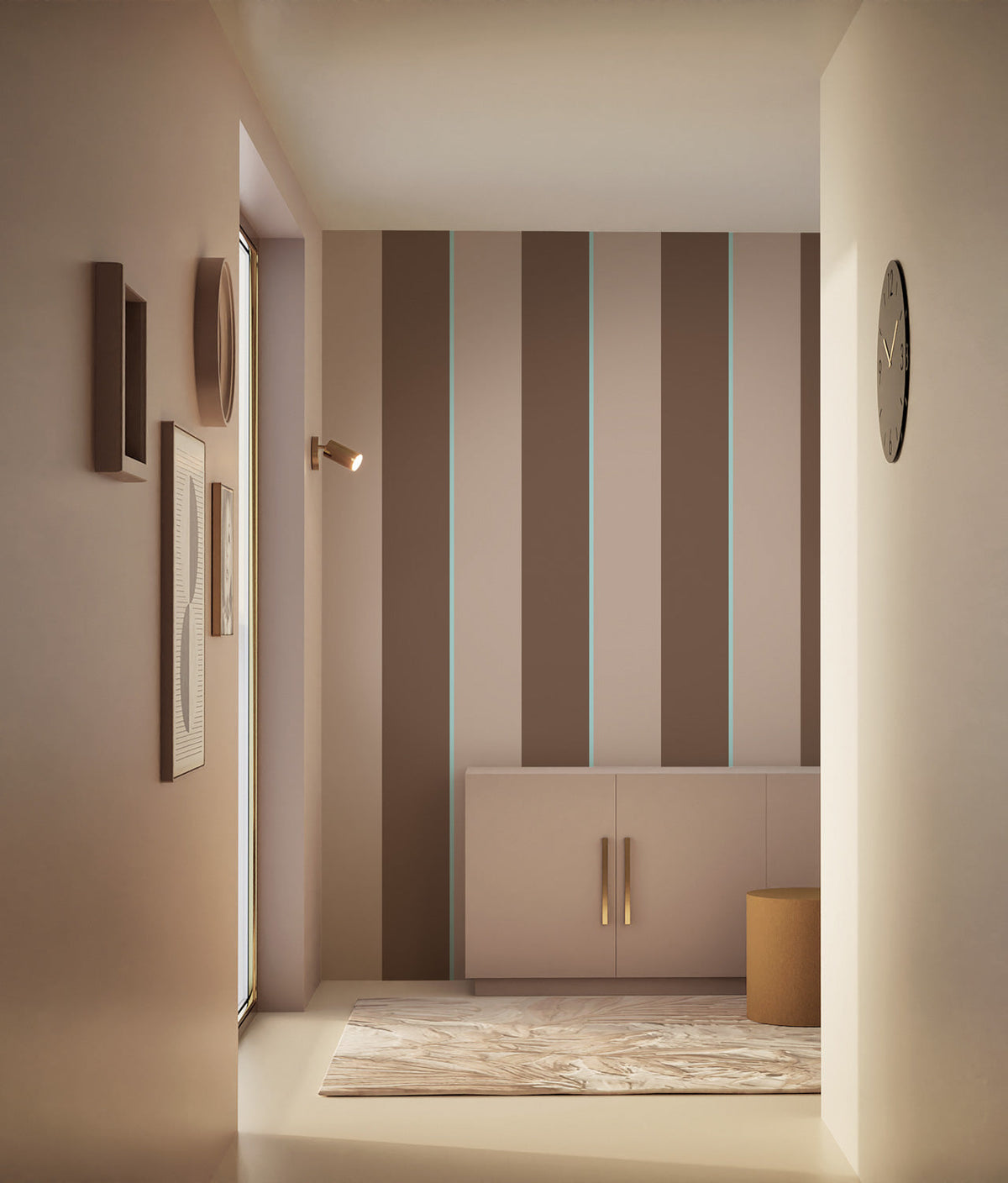KEK Amsterdam Bold Stripes FU-005 Tapete-Tapete-KEK Amsterdam-97,4 × 280 cm (2 Bahnen)-TOJU Interior