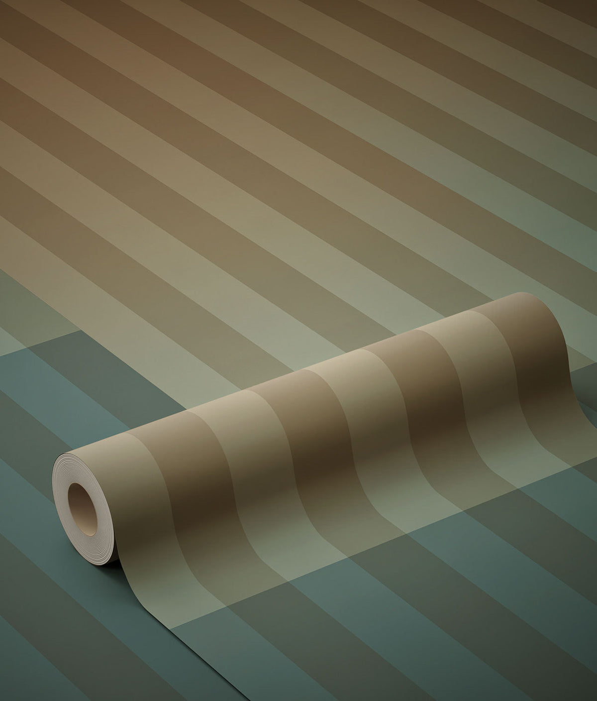KEK Amsterdam Gradient Stripes FU-017 Vliestapete als Rolle