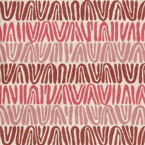 Nina Campbell Appledore – Stoff – NCF4520-03 – Claret / Red / Pink