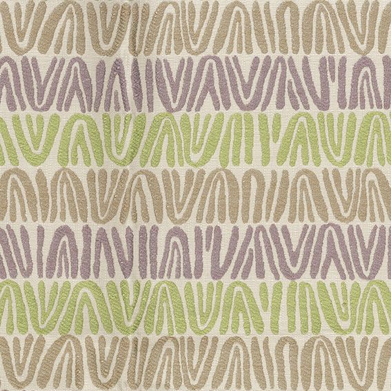 Nina Campbell Appledore – Stoff – NCF4520-05 – Lilac / Green / Stone