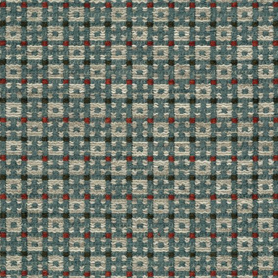 Nina Campbell Chiddingstone – Stoff – NCF4523-02 – Blue / Red
