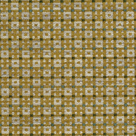 Nina Campbell Chiddingstone – Stoff – NCF4523-04 – Ochre / Teal