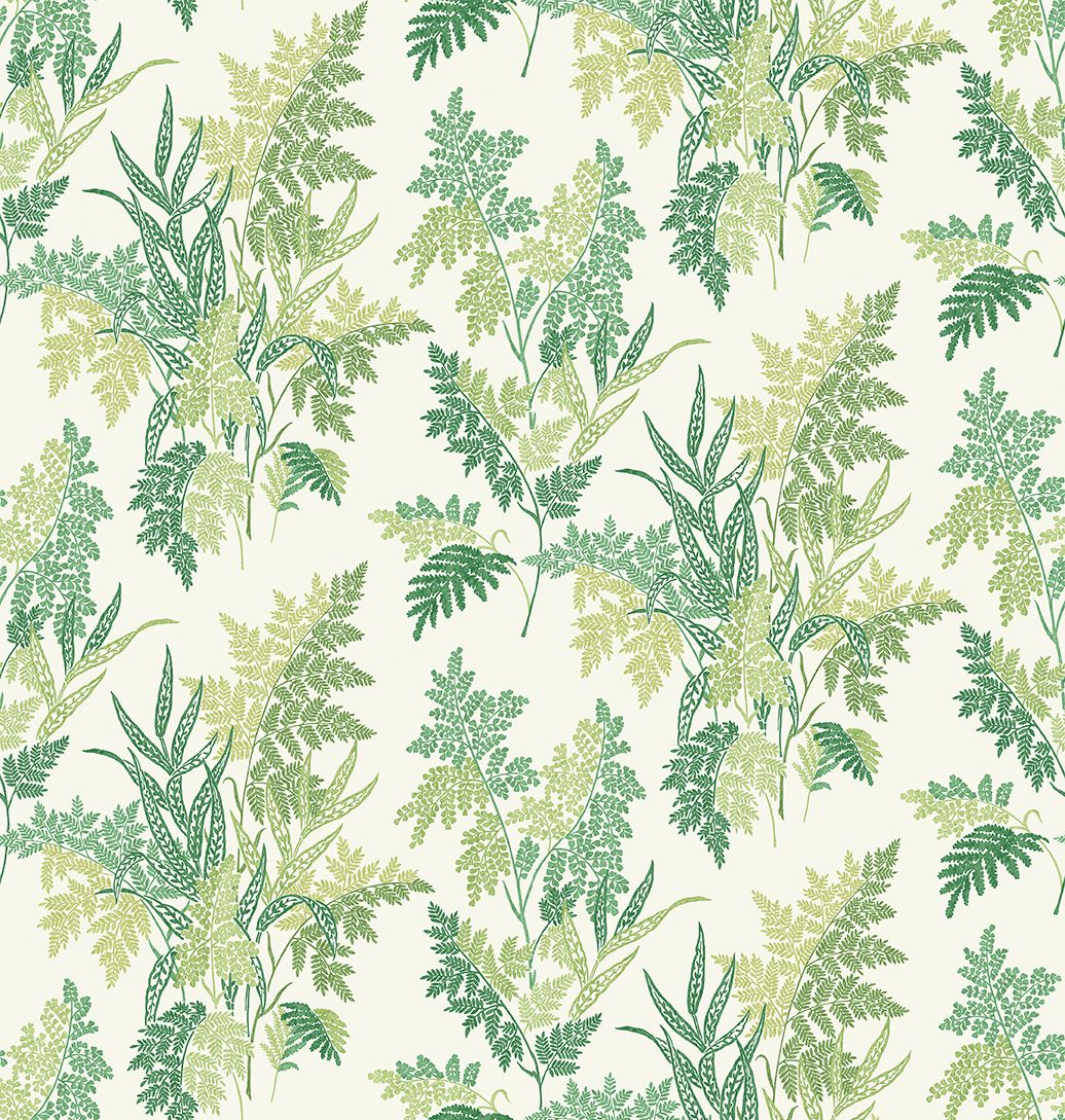 Nina Campbell Fern Craze – Stoff – NCF4533-01 – Green / Lime