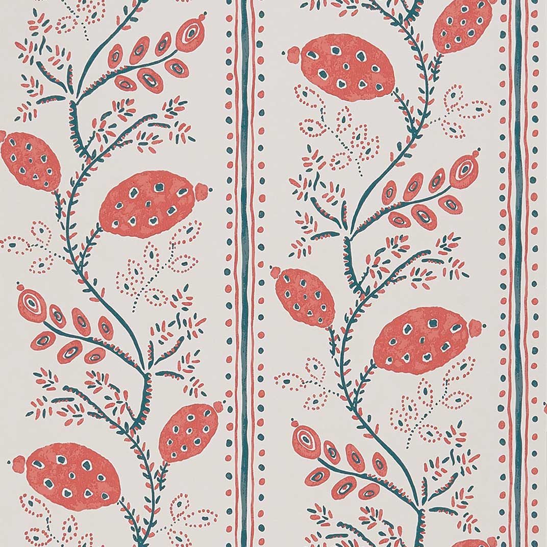 Nina Campbell Pomegranate Trail Tapete – Originalmuster NCW4390-05
