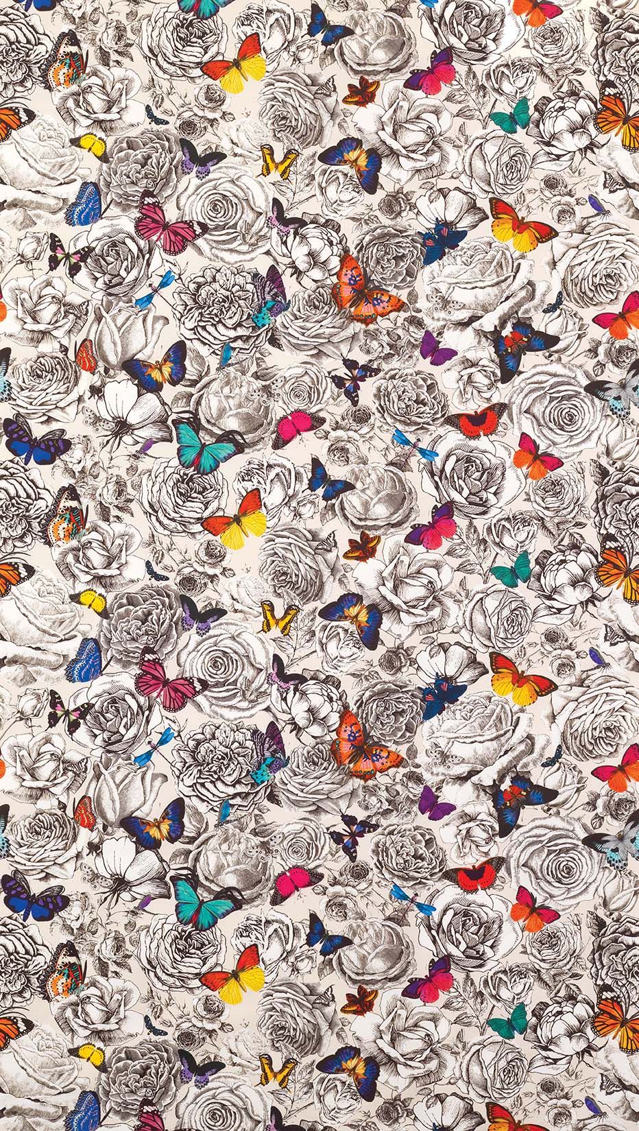 Osborne & Little Butterfly Garden Stoff F6565-01
