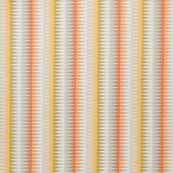 Osborne & Little Stoff Joplin in Ice, Stone und Burnt Orange, F6876-03