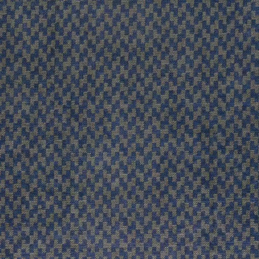 Osborne & Little Stoff Roscrea in Navyblau und Grau, F6694-02