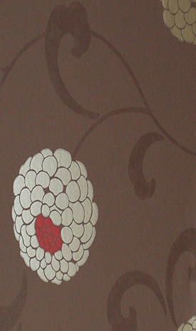 Osborne & Little Dahlia Trail Tapete – Farbvariante W5331-05