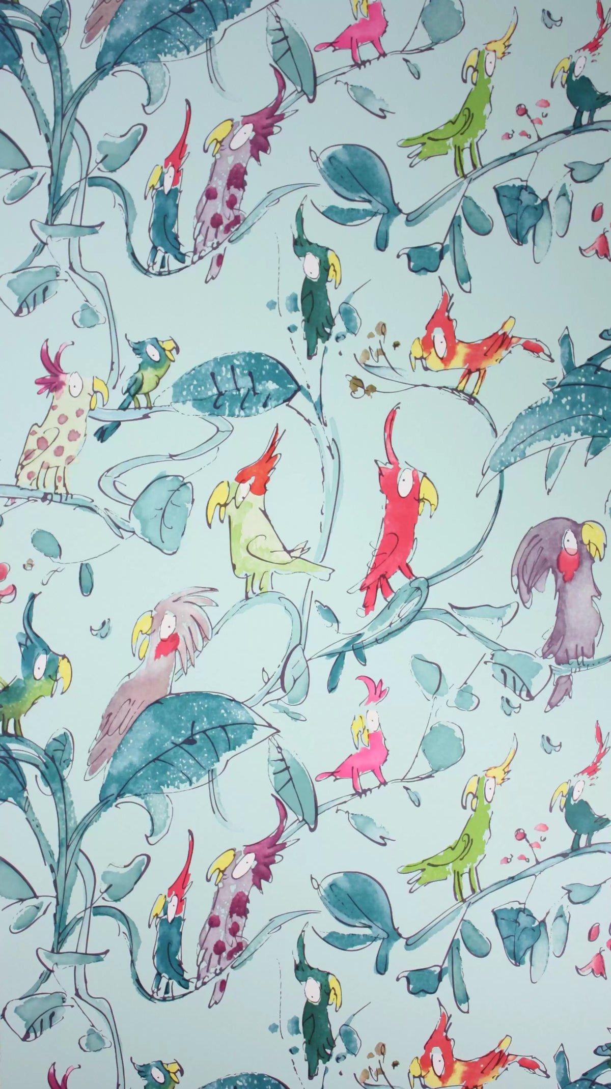 Osborne & Little Tapete Cockatoos – Farbvariante W6060-04