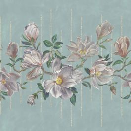Osborne & Little Magnolia Frieze Tapete – Farbvariante W7338-02