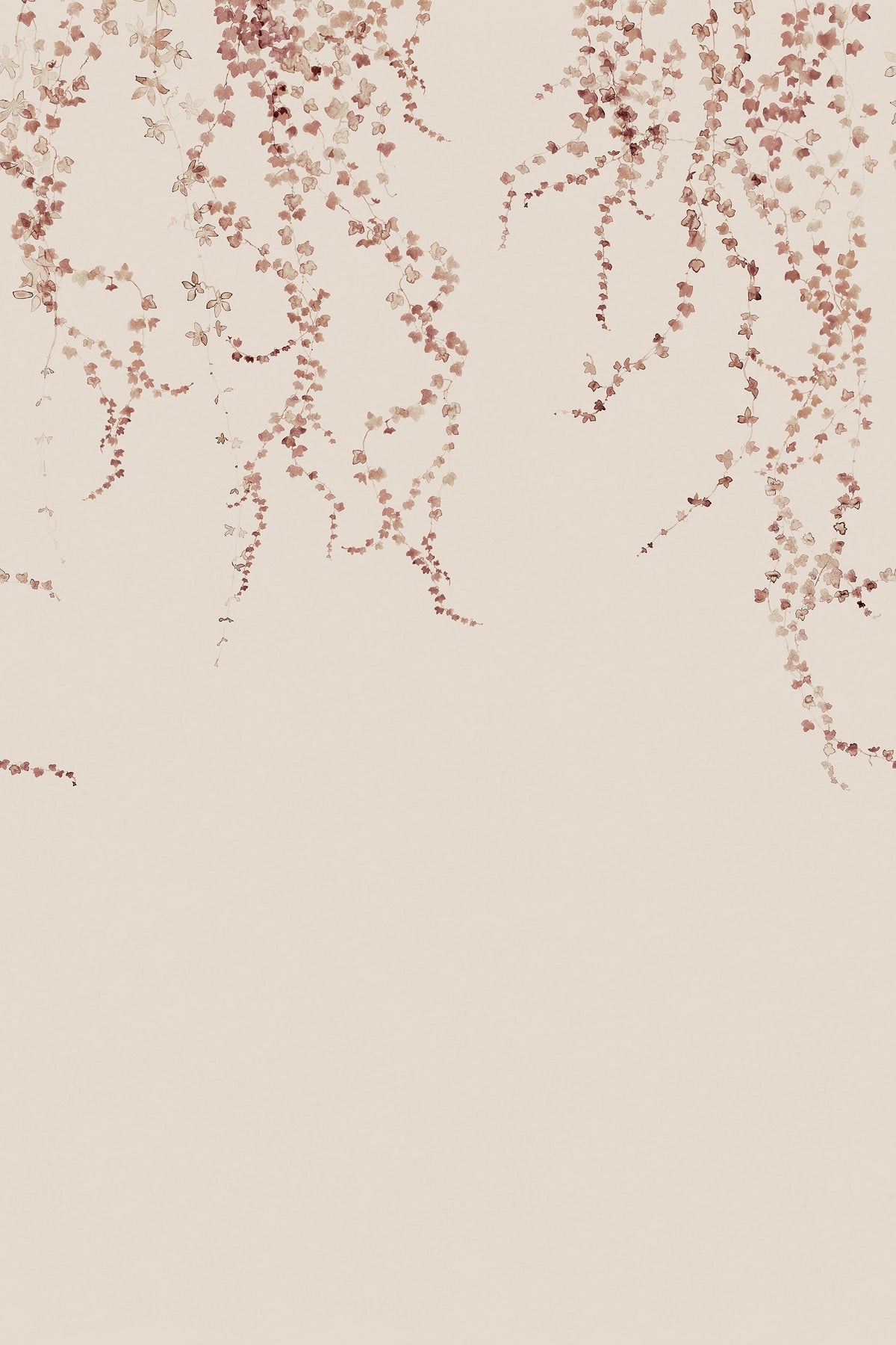 Sandberg Aralia Burgundy S10175 – Tapetenmuster