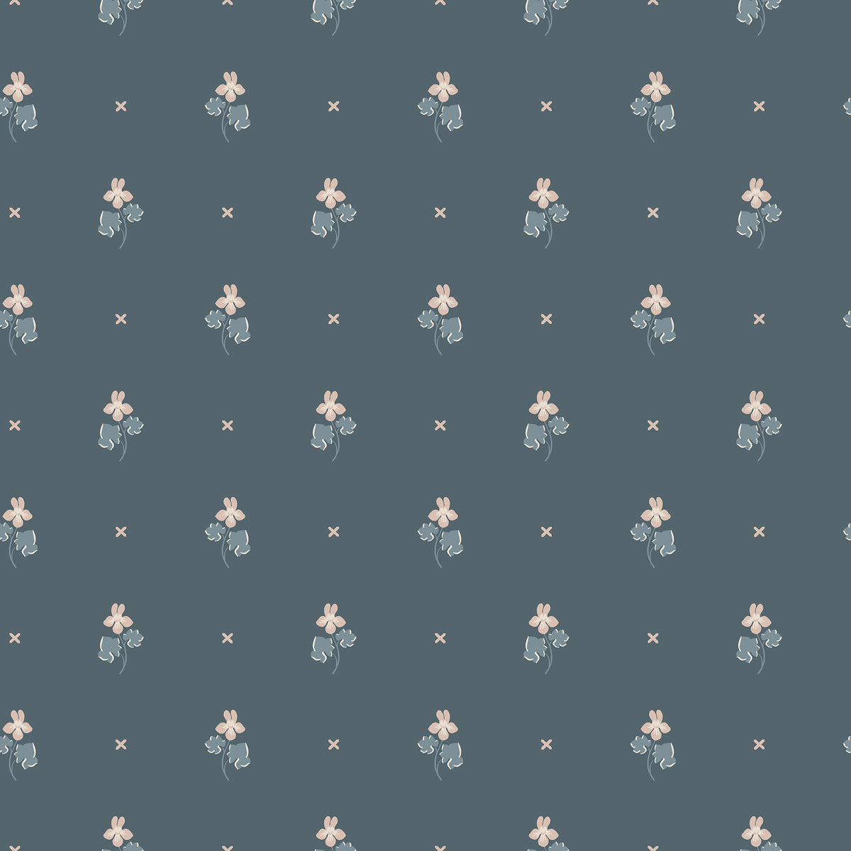 Sandberg Mimi Indigo Blue S10269 – Tapetenmuster