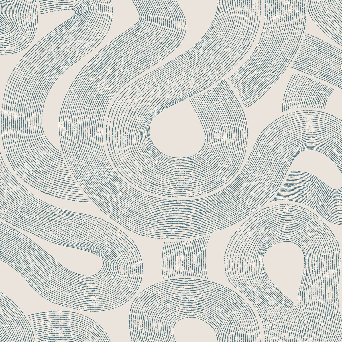 Sandberg Zen Indigo Blue S10330 – Tapetenmuster