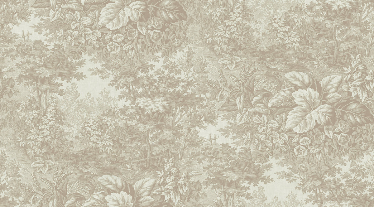 Sandberg Forest Toile Sandstone S10404 – Tapetenmuster
