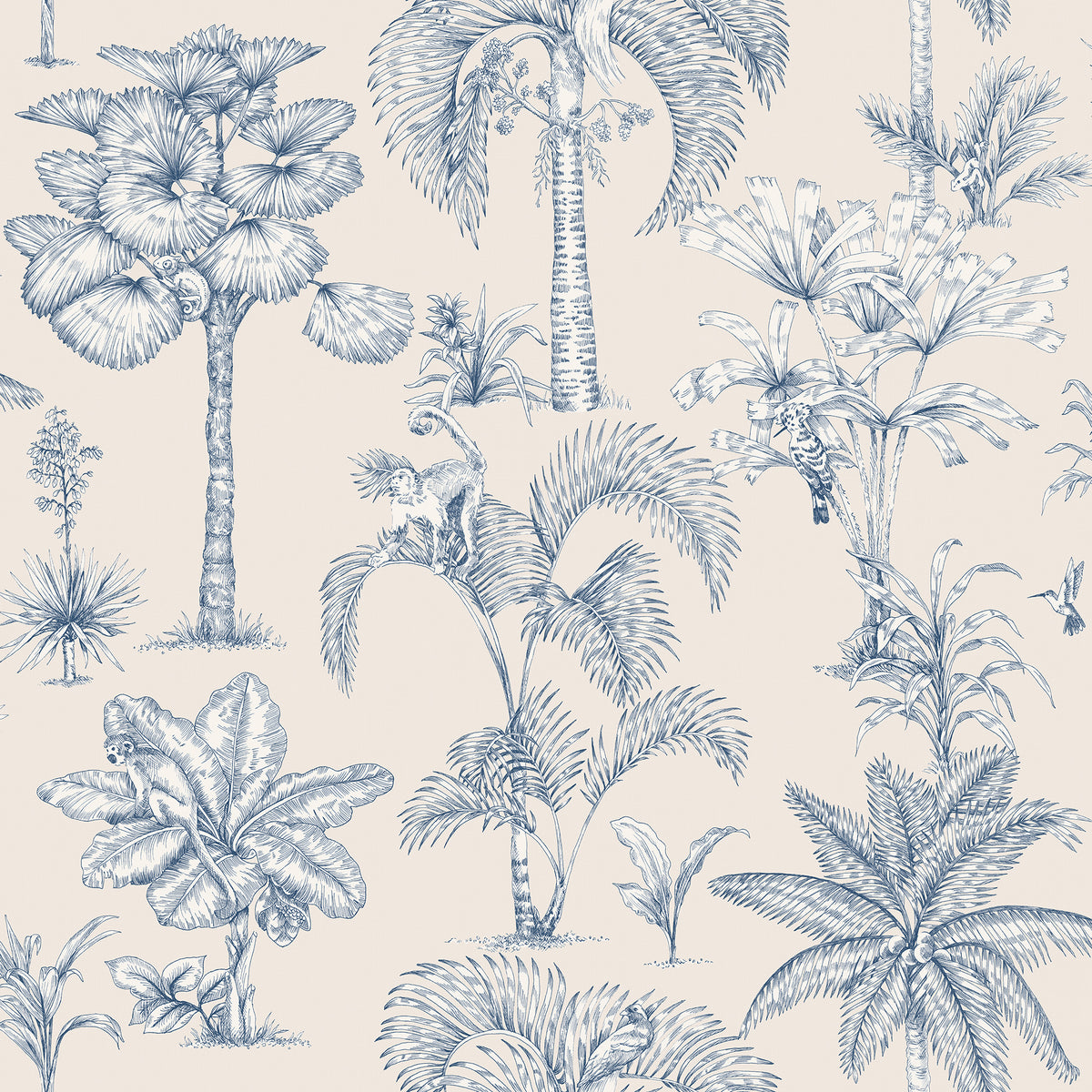 Sandberg Adele Blue S10649 – Tapetenmuster