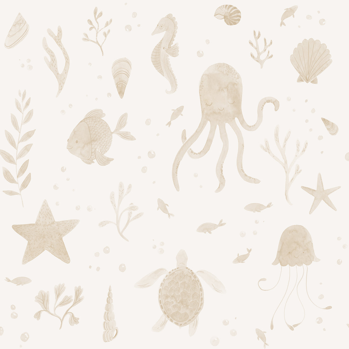 Sandberg Della Beige S10716 – Tapetenmuster