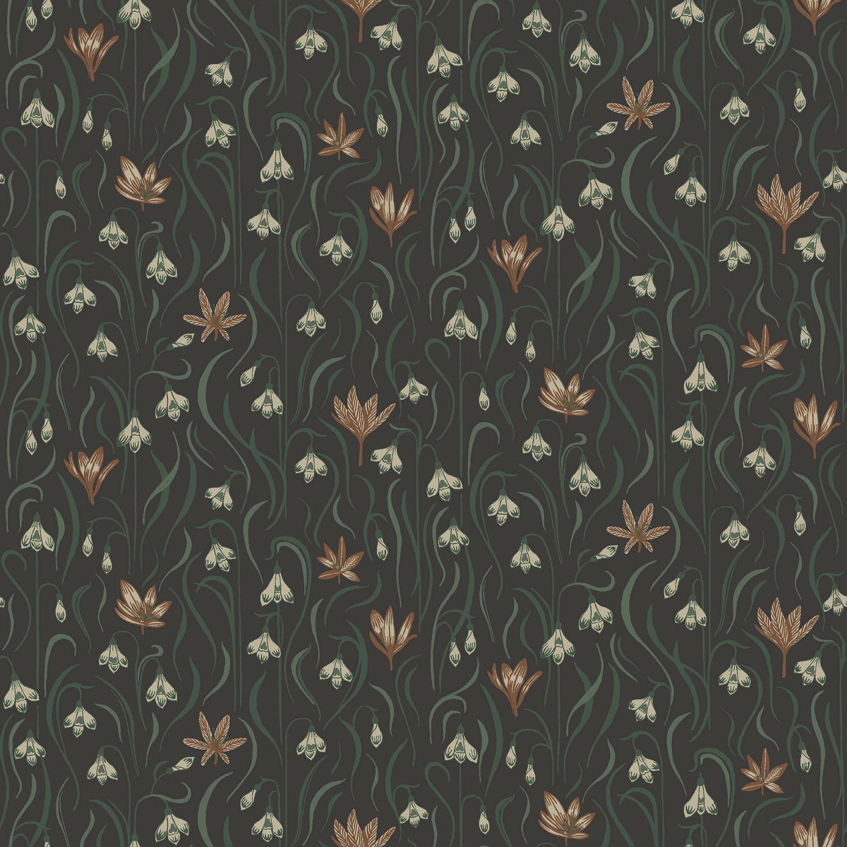 Sandberg Signe Charcoal S10158 – Tapetenmuster