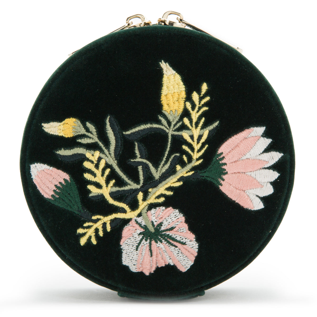 WOLF 1834 – Zoe rundes Schmuck-Reiseetui – Waldgrün – Art. 393212 – Ansicht 1