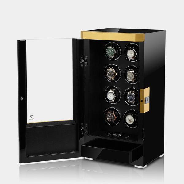 Modalo - ROYAL watch winder for 8 watches - black gold