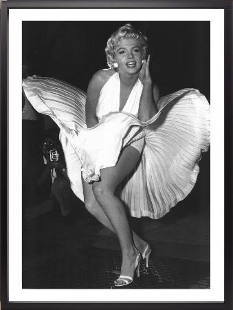 Brookpace Fine Art - Marilyn Monroe, Seven Year Itch-Wandbild-Brookpace Lascelles-Studio / Lackrahmen schwarz-TOJU Interior